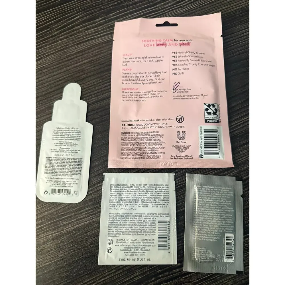 NWT Designer Skin Care Testers (4, 3 Travel, 1 Full)